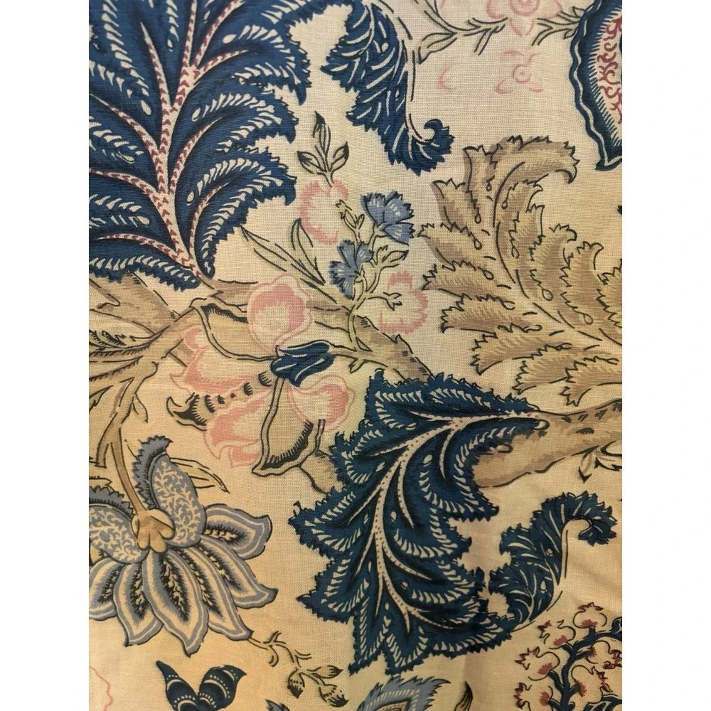 POTTERY BARN 2 Pillow‎ Shams Karala Palampore Floral Cotton Linen Standard